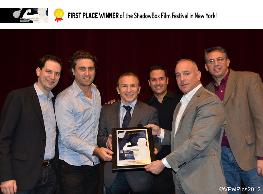 Winner of the Shadowbox Film Festival Group Photo